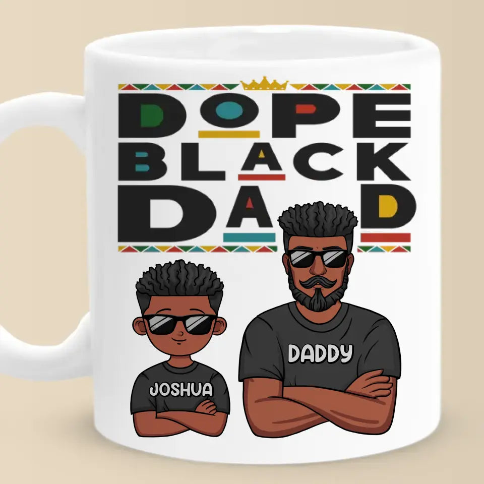 Un père est un banquier, comme le veut la nature - Mug personnalisé pour la famille - Fête des pères, cadeau pour papa, grand-père