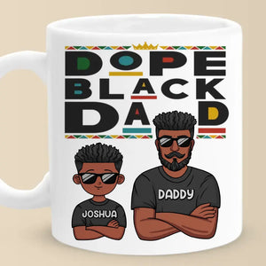 Un père est un banquier, comme le veut la nature - Mug personnalisé pour la famille - Fête des pères, cadeau pour papa, grand-père