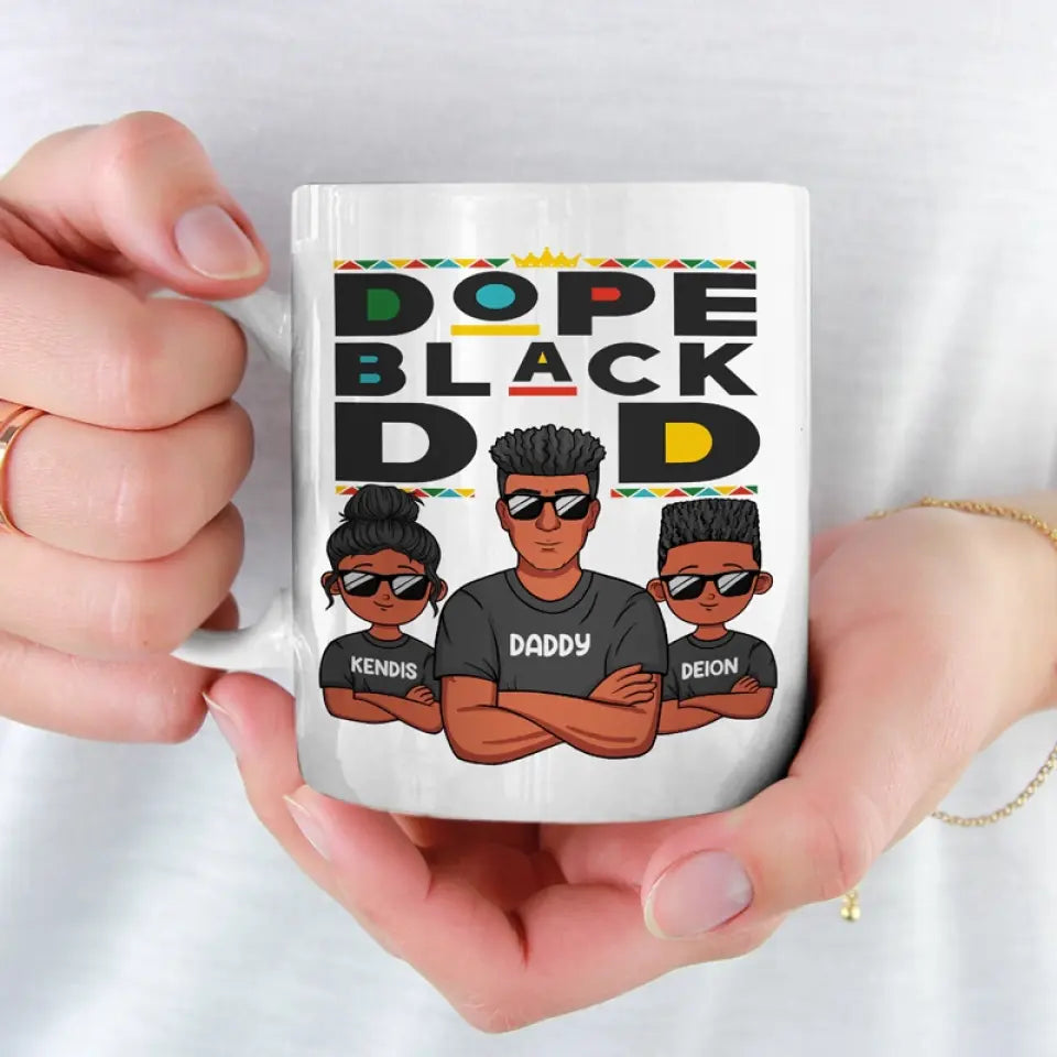 Un père est un banquier, comme le veut la nature - Mug personnalisé pour la famille - Fête des pères, cadeau pour papa, grand-père