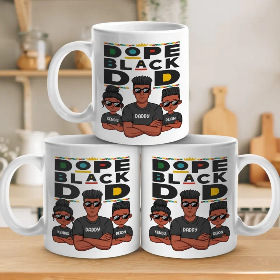 Un père est un banquier, comme le veut la nature - Mug personnalisé pour la famille - Fête des pères, cadeau pour papa, grand-père