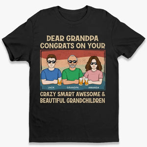 Nous sommes tellement chanceux de t'avoir dans notre vie - T-shirt unisexe personnalisé, sweat à capuche, sweat-shirt - Fête des pères, cadeau pour papa, grand-père