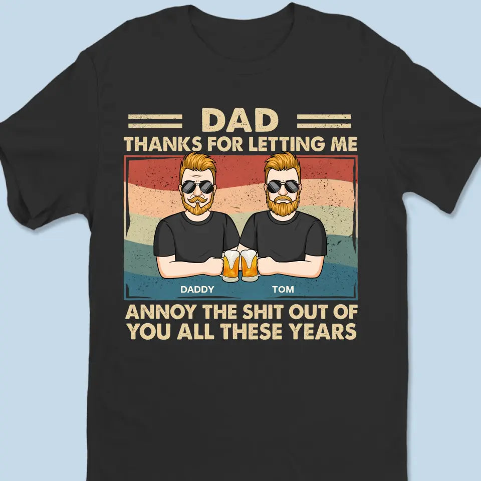 Les papas sont comme des biscuits aux pépites de chocolat - T-shirt unisexe personnalisé pour la famille, sweat à capuche, sweat-shirt - Fête des pères, cadeau pour papa, grand-père
