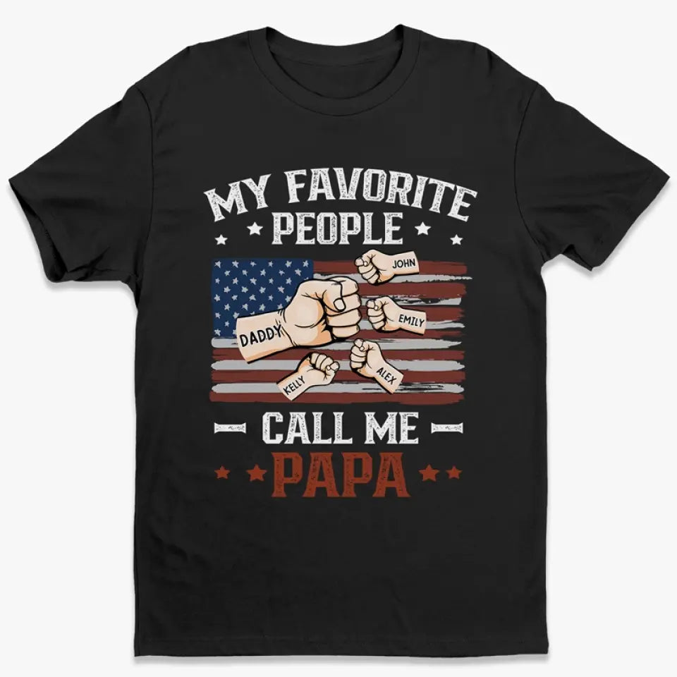 Mon père, mon héros - T-shirt unisexe personnalisé pour la famille, sweat à capuche, sweat-shirt - 4 juillet, cadeau pour papa, grand-père