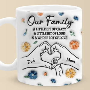 Always, Forever And No Matter What - Family Personalized Custom 3D Inflated Effect Printed Mug - Gift For Family Members