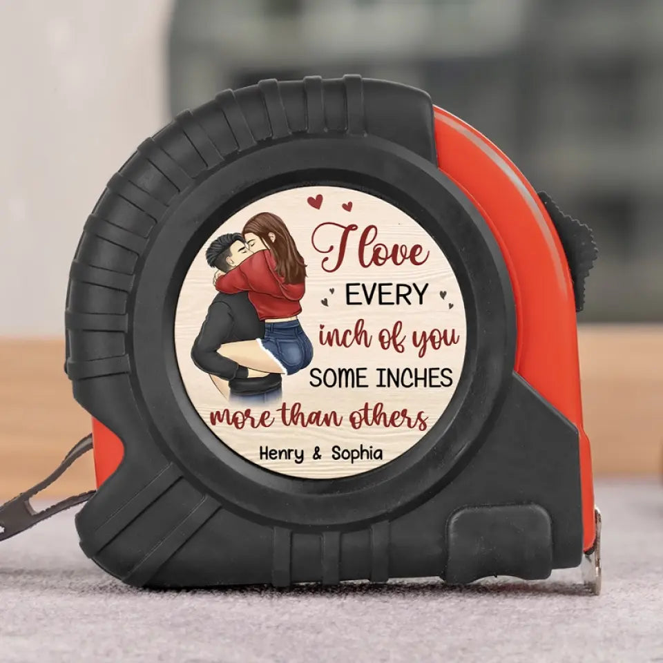 Nous construisons une vie que nous aimons - Ruban à mesurer personnalisé pour couple - Cadeau pour mari et femme, anniversaire