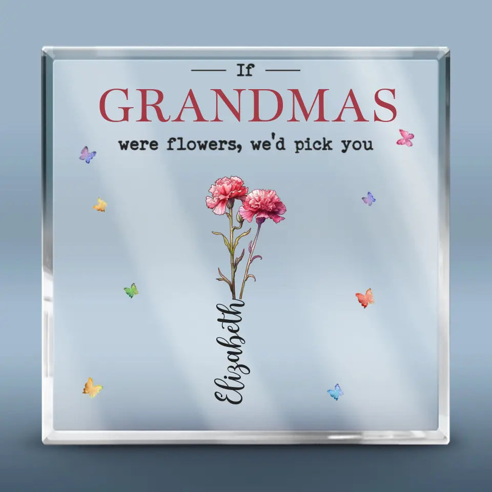 Une mère est toujours une mère, la chose la plus sacrée au monde - Plaque acrylique carrée personnalisée pour la famille - Cadeau pour maman, grand-mère