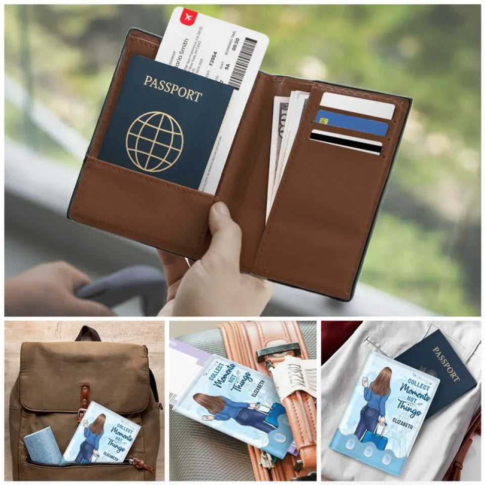 C'est l'été, si ce n'est pas maintenant, alors quand - Couverture de passeport personnalisée de voyage, porte-passeport - Cadeau de vacances, cadeau pour les amateurs de voyages d'aventure