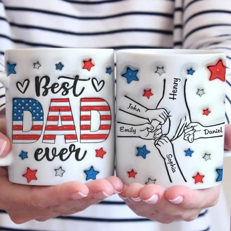 Tu dois mériter l'amour de ton père - Mug personnalisé en 3D avec effet gonflé - Cadeau pour la fête des pères