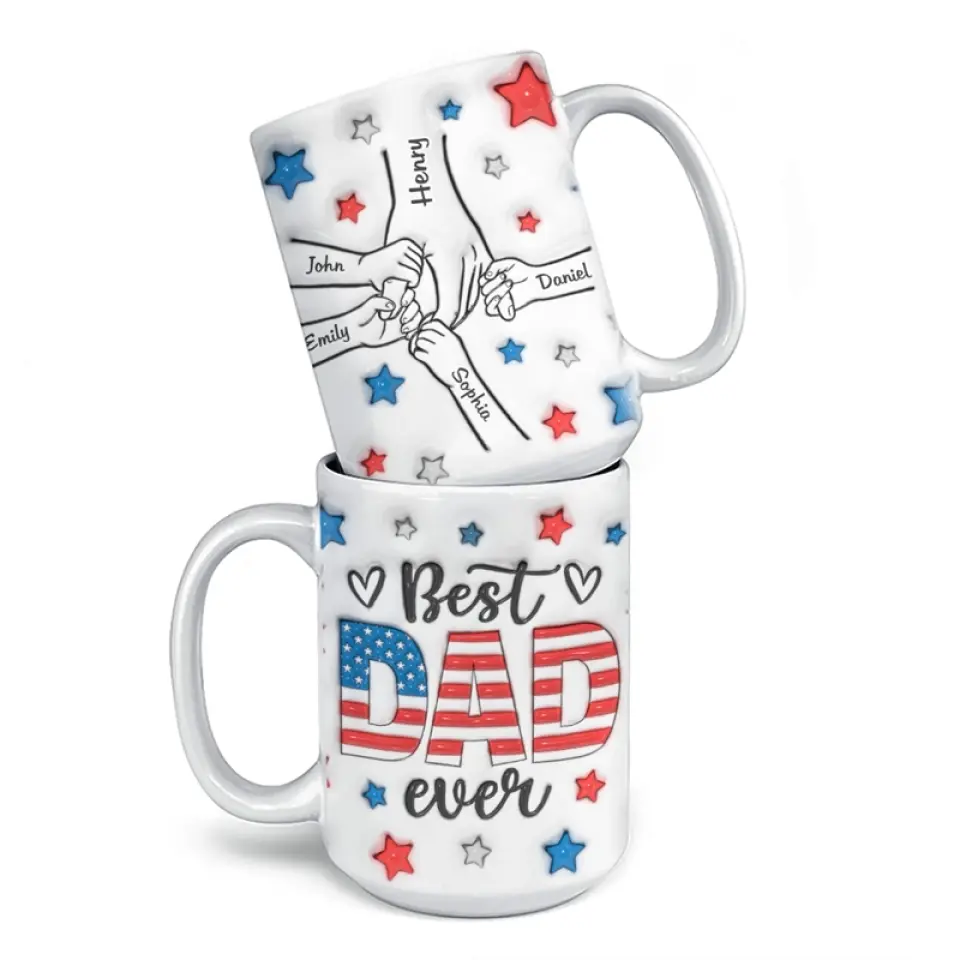 Tu dois mériter l'amour de ton père - Mug personnalisé en 3D avec effet gonflé - Cadeau pour la fête des pères