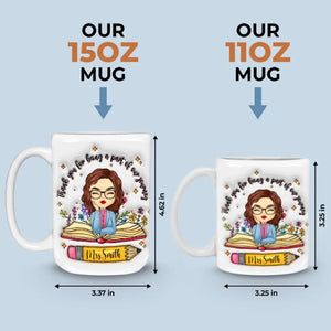 Merci de faire partie de notre voyage - Mug personnalisé à effet gonflé 3D pour enseignant - Cadeau pour enseignant