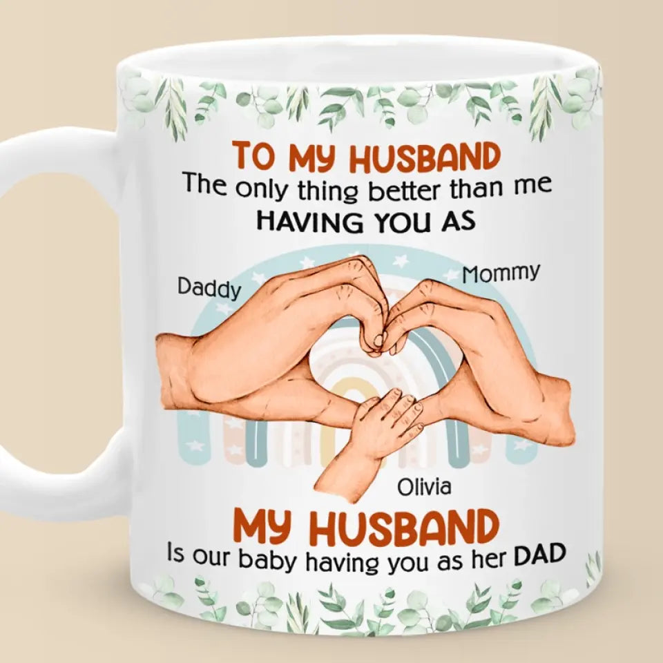 Merci de nous avoir montré votre amour - Tasse personnalisée pour couple - Cadeau pour mari et femme, anniversaire