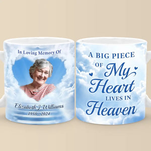 Photo personnalisée : votre esprit perdure ! Mug personnalisé commémoratif ! Cadeau de condoléances pour les membres de la famille.