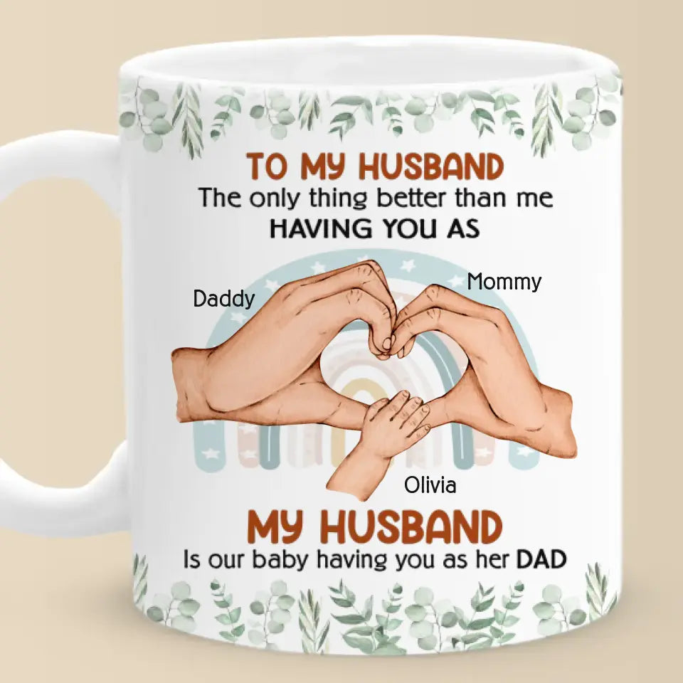Merci de nous avoir montré votre amour - Tasse personnalisée pour couple - Cadeau pour mari et femme, anniversaire