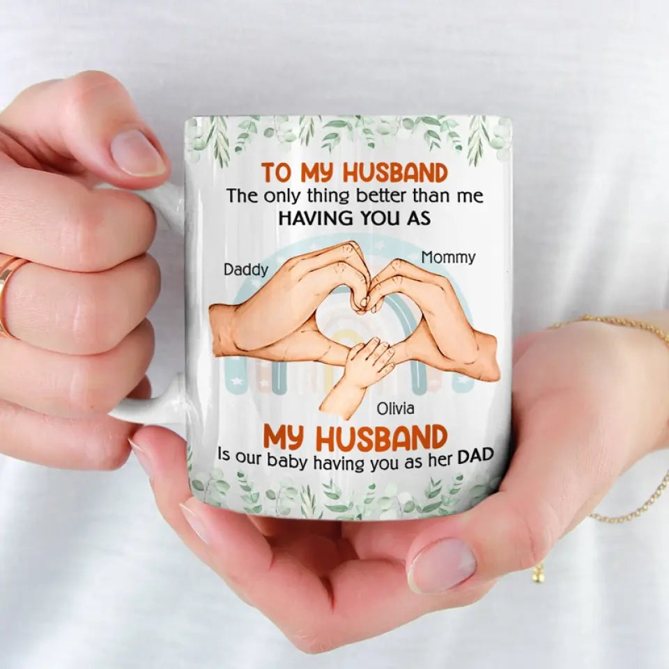 Merci de nous avoir montré votre amour - Tasse personnalisée pour couple - Cadeau pour mari et femme, anniversaire
