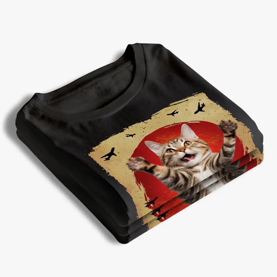 T-shirt, sweat à capuche et sweat-shirt unisexe personnalisé avec photo « King Of Pawster » pour chat – Cadeau pour propriétaires et amoureux des animaux