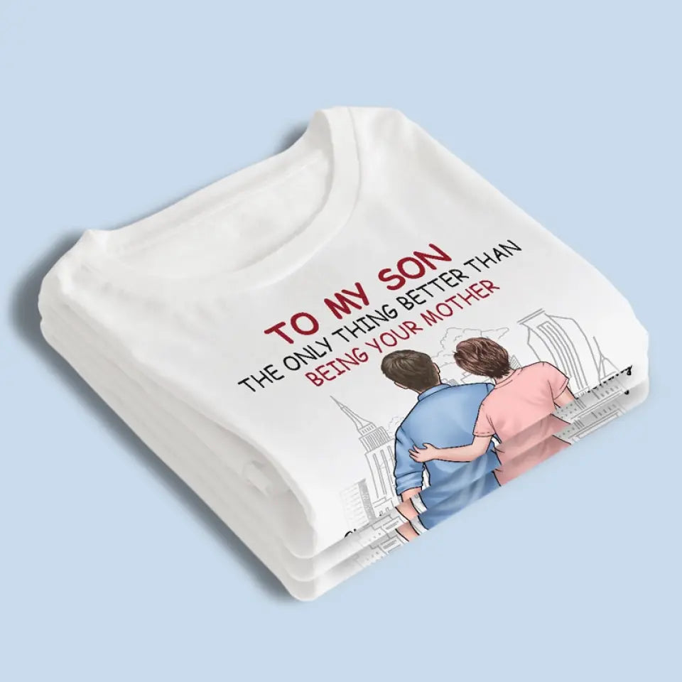 Tu ne cesses jamais de grandir et de changer - T-shirt, sweat à capuche, sweat-shirt unisexe personnalisé pour la famille - Cadeau pour maman, grand-mère, fils