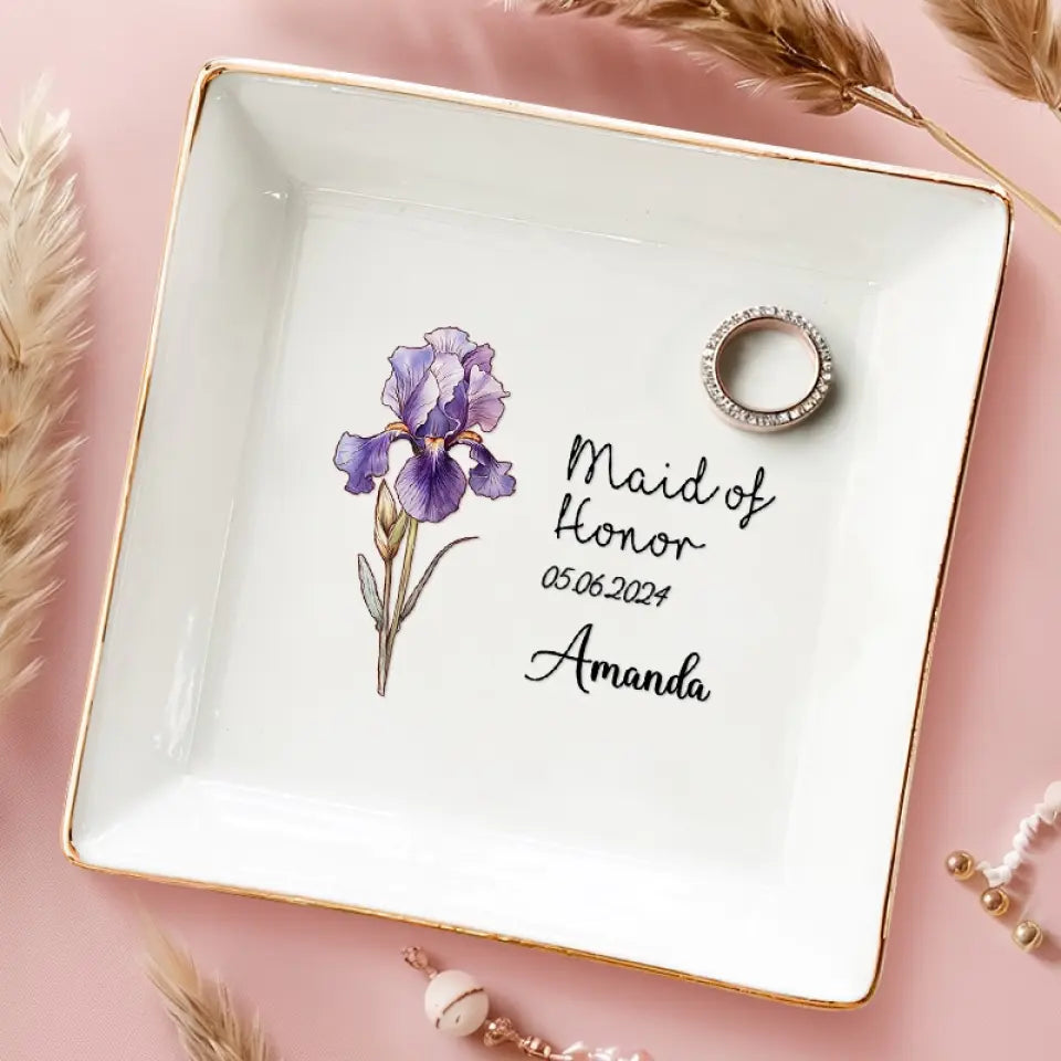 Tu es ma demoiselle d'honneur - Porte-bijoux personnalisé pour meilleure amie - Cadeau de mariage, cadeau de demoiselle d'honneur pour meilleures amies, meilleures amies, sœurs