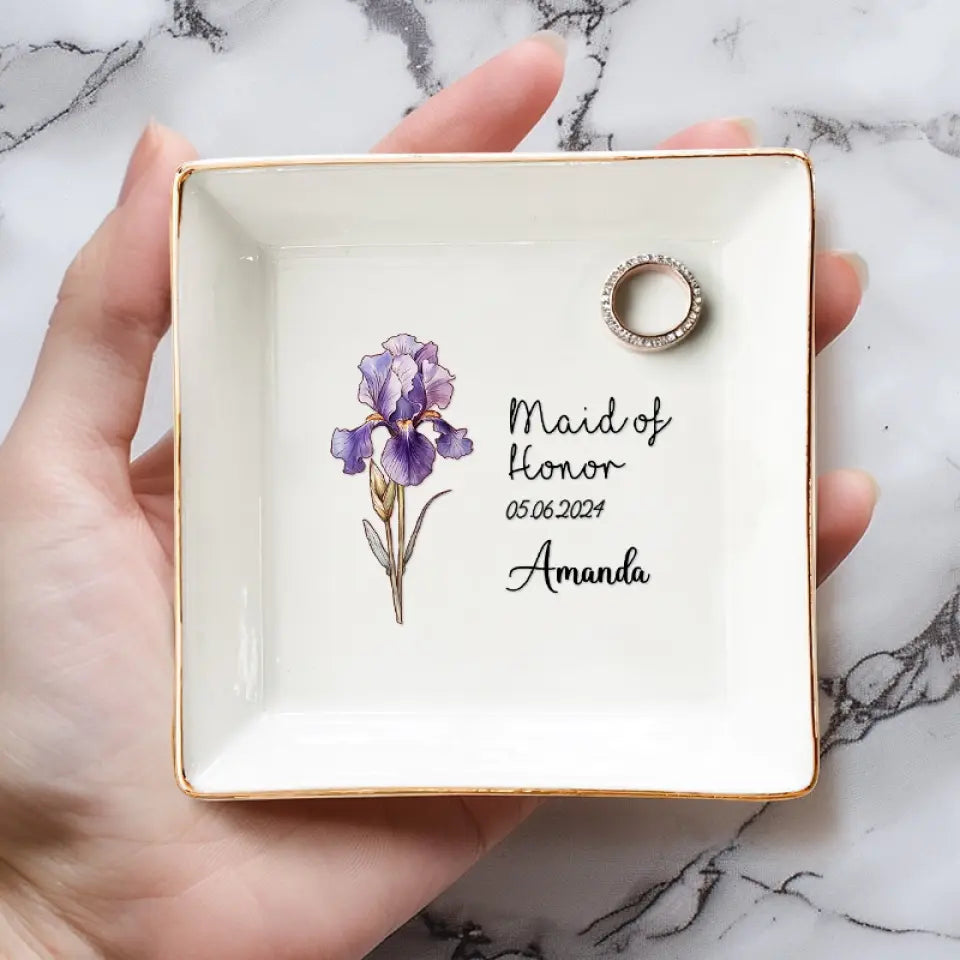 Tu es ma demoiselle d'honneur - Porte-bijoux personnalisé pour meilleure amie - Cadeau de mariage, cadeau de demoiselle d'honneur pour meilleures amies, meilleures amies, sœurs