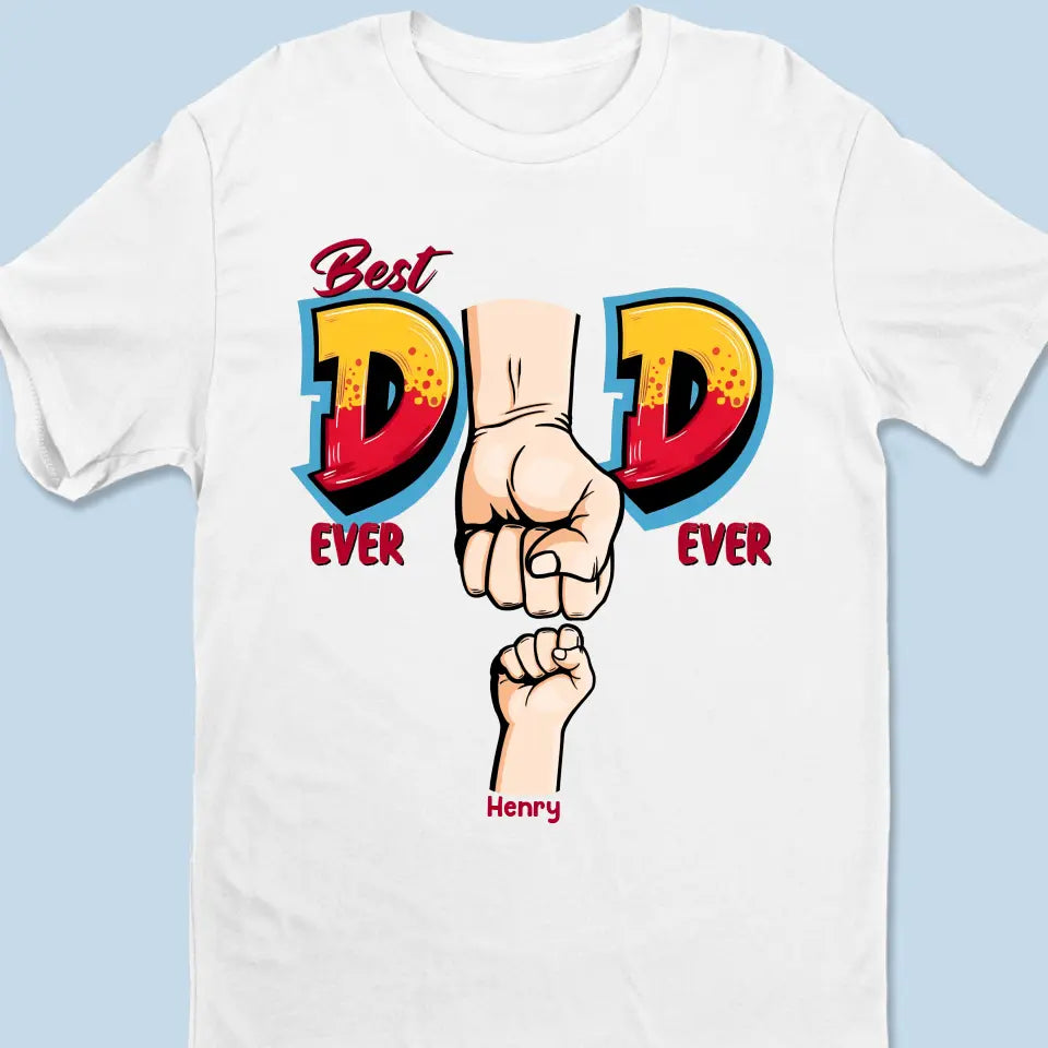 Le meilleur papa m'appartient - T-shirt unisexe personnalisé pour la famille, sweat à capuche, sweat-shirt - Fête des pères, cadeau pour papa, grand-père