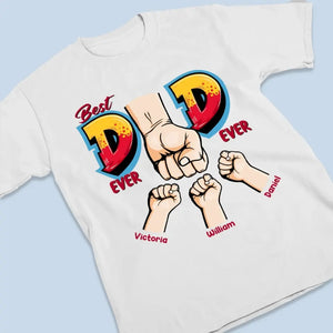Le meilleur papa m'appartient - T-shirt unisexe personnalisé pour la famille, sweat à capuche, sweat-shirt - Fête des pères, cadeau pour papa, grand-père