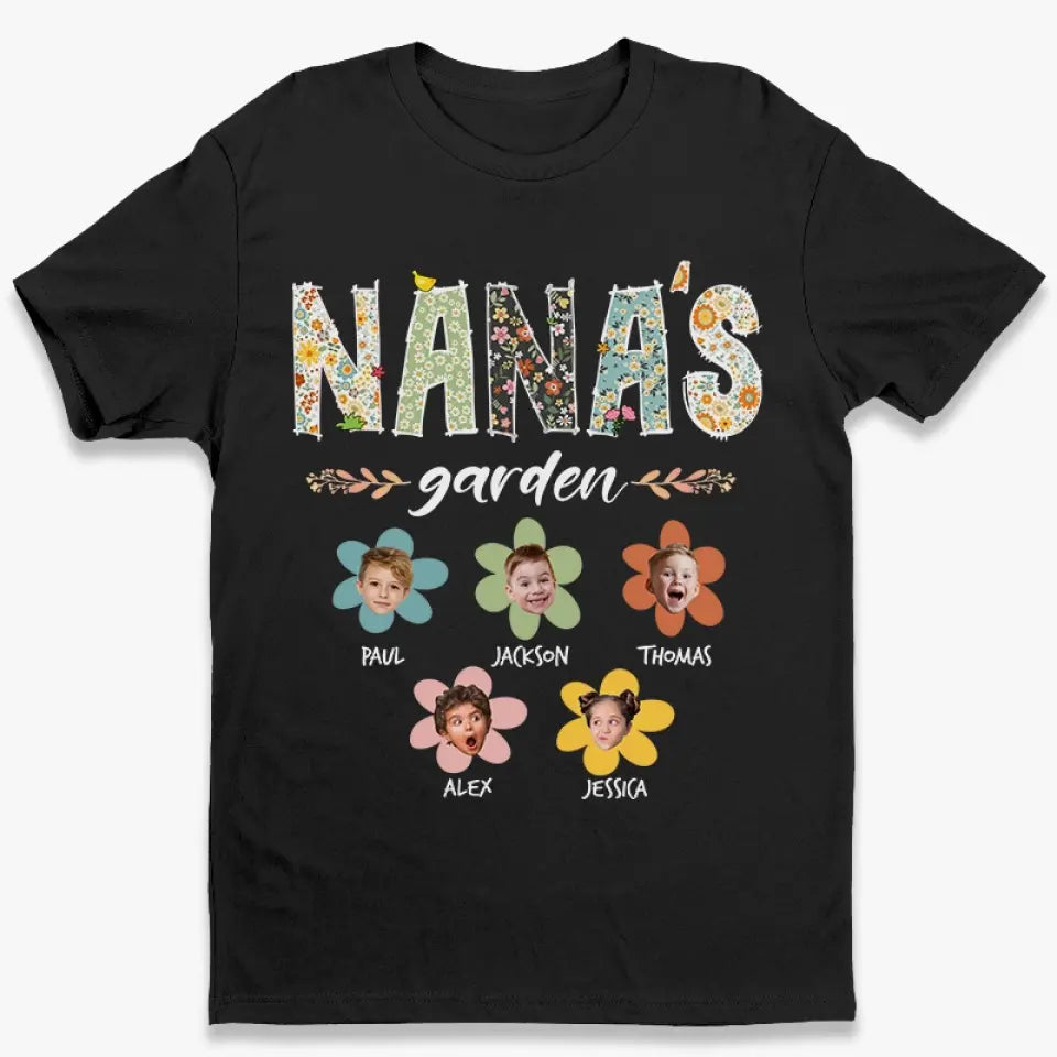 Photo personnalisée : quand un enfant naît, les grands-mères aussi ! T-shirt, sweat à capuche et sweat-shirt unisexe personnalisé pour la famille ! Cadeau pour maman et grand-mère
