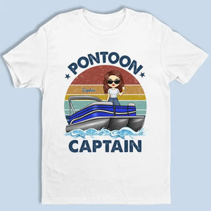 La vie est meilleure sur un ponton - T-shirt, sweat à capuche et sweat-shirt unisexe personnalisé pour toute la famille - Cadeau pour les membres de la famille et les amateurs de ponton
