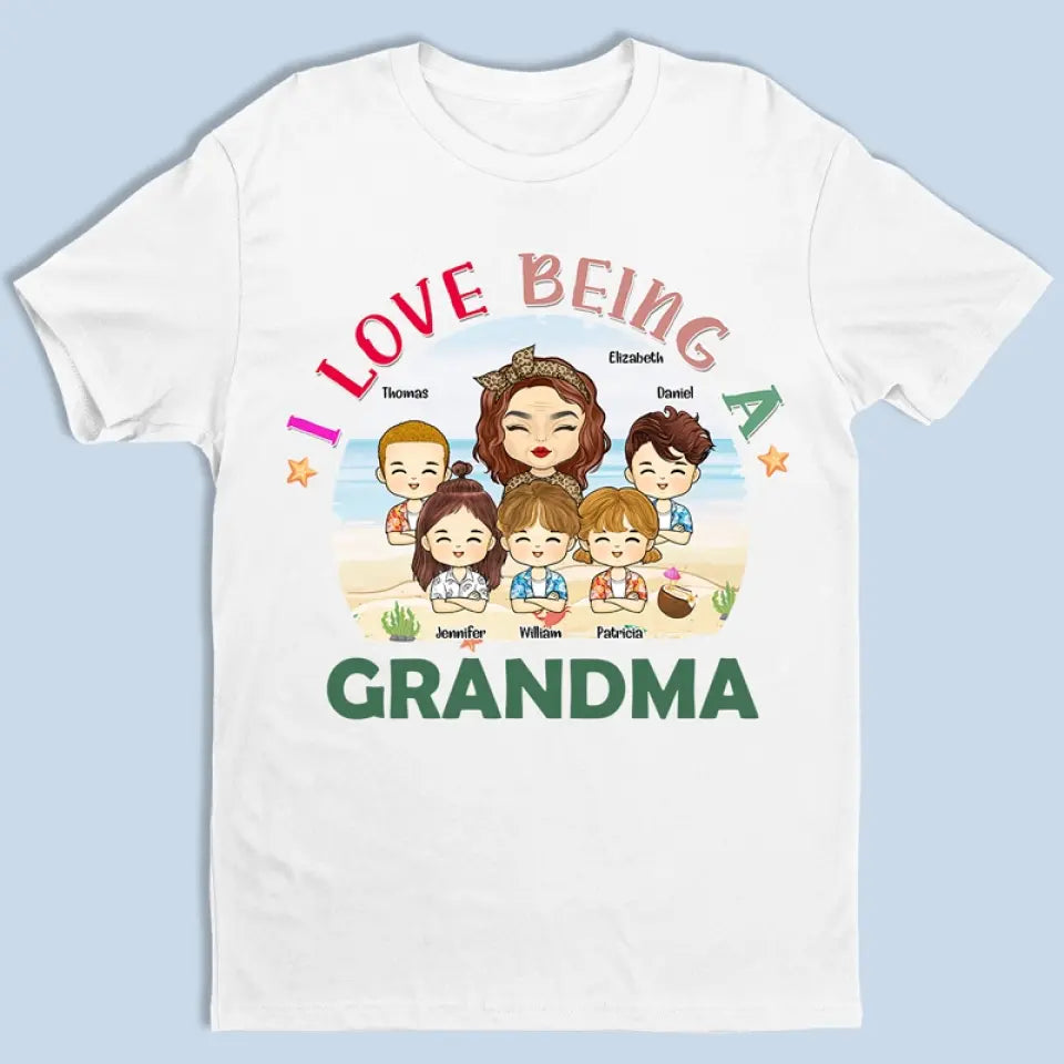 Une grand-mère est un havre de paix - T-shirt, sweat à capuche et sweat-shirt unisexe personnalisé pour la famille - Cadeau pour grand-mère