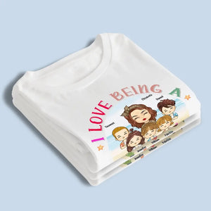 Une grand-mère est un havre de paix - T-shirt, sweat à capuche et sweat-shirt unisexe personnalisé pour la famille - Cadeau pour grand-mère