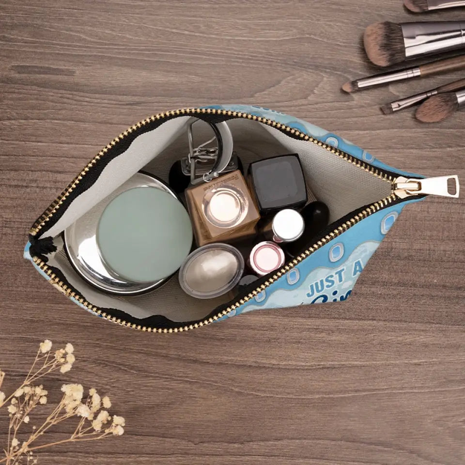 Le ciel m'appelle et je dois y aller - Trousse de maquillage personnalisée de voyage - Cadeau de vacances, cadeau pour les amateurs de voyages d'aventure