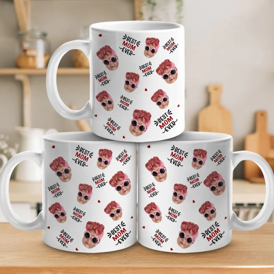 Photo personnalisée « Tu es la meilleure personne au monde » - Mug personnalisé pour la famille - Cadeau pour maman, grand-mère