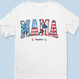 Nous nous déchaînons avec les feux d'artifice - T-shirt unisexe personnalisé pour la famille, sweat à capuche, sweat-shirt - 4 juillet, cadeau pour maman, grand-mère