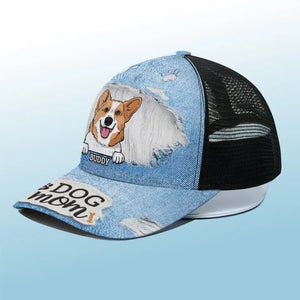 La vie serait dure sans toi ! Casquette de baseball personnalisée avec dos en maille, casquette de camionneur, cadeau pour propriétaires et amoureux des animaux.