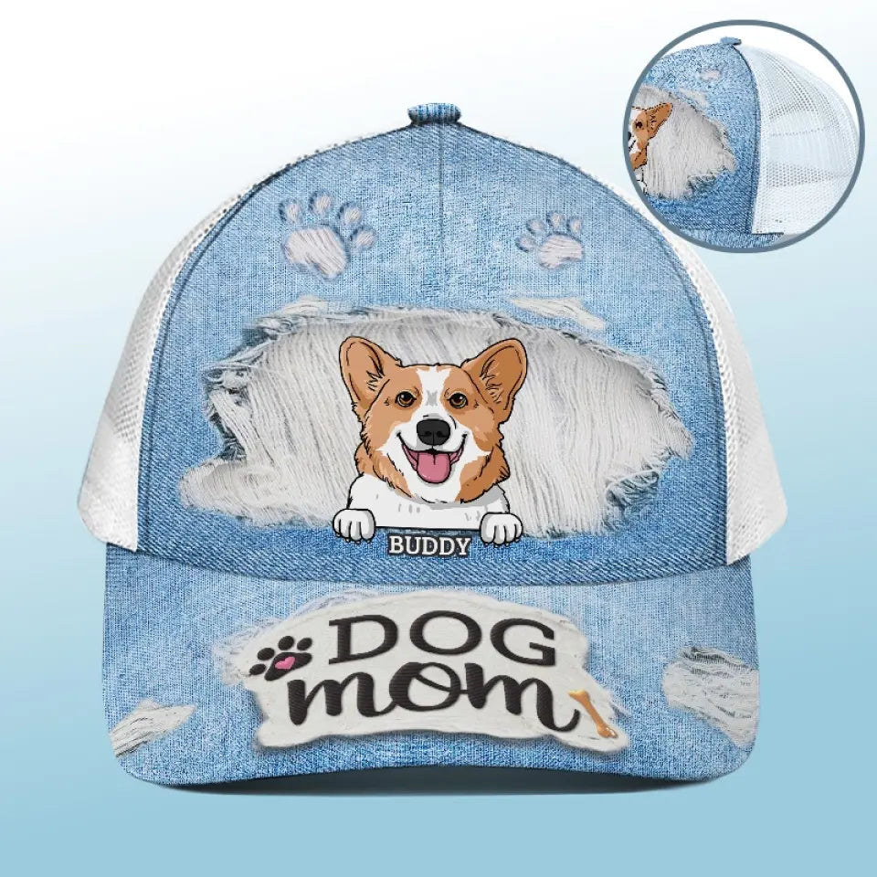 La vie serait dure sans toi ! Casquette de baseball personnalisée avec dos en maille, casquette de camionneur, cadeau pour propriétaires et amoureux des animaux.