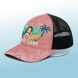 Chaque jour devrait être une journée à la plage - Casquette de baseball personnalisée avec dos en maille, casquette de camionneur de baseball - Cadeau de vacances d'été pour meilleures amies, meilleures amies, sœurs