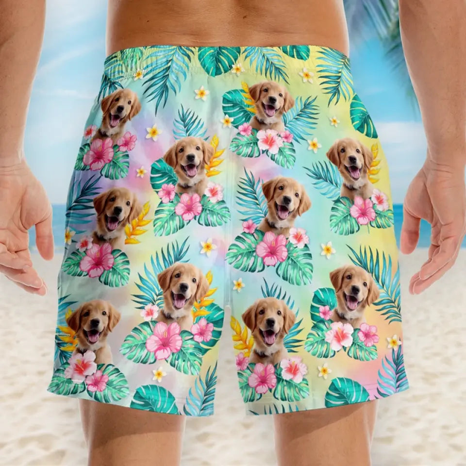 L'été a toujours été ma saison préférée - Short de plage hawaïen tropical Aloha personnalisé pour chien et chat - Cadeau de vacances d'été, cadeau de fête d'anniversaire pour propriétaires d'animaux et amoureux des animaux