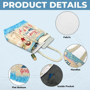 C'est un voyage entre filles ! - Sac de plage personnalisé pour meilleures amies, meilleures amies et sœurs ! Cadeau de vacances d'été