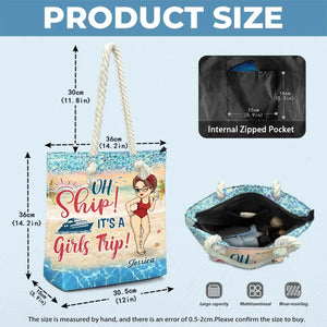 C'est un voyage entre filles ! - Sac de plage personnalisé pour meilleures amies, meilleures amies et sœurs ! Cadeau de vacances d'été