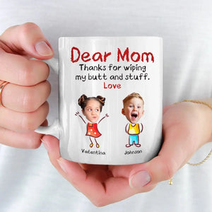 Photo personnalisée : Notre famille reste unie pour toujours ! Mug personnalisé pour la famille ! Cadeau pour les membres de la famille
