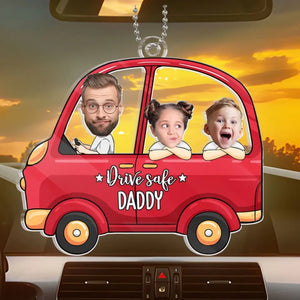 Photo personnalisée « C'est l'heure de notre sortie scolaire » - Ornement de voiture personnalisé en famille - Forme personnalisée en acrylique - Cadeau pour les membres de la famille