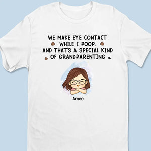 Je croise mes sourcils avant de me regarder dans les yeux - T-shirt, sweat à capuche et sweat-shirt unisexe personnalisé pour la famille - Cadeau pour les membres de la famille