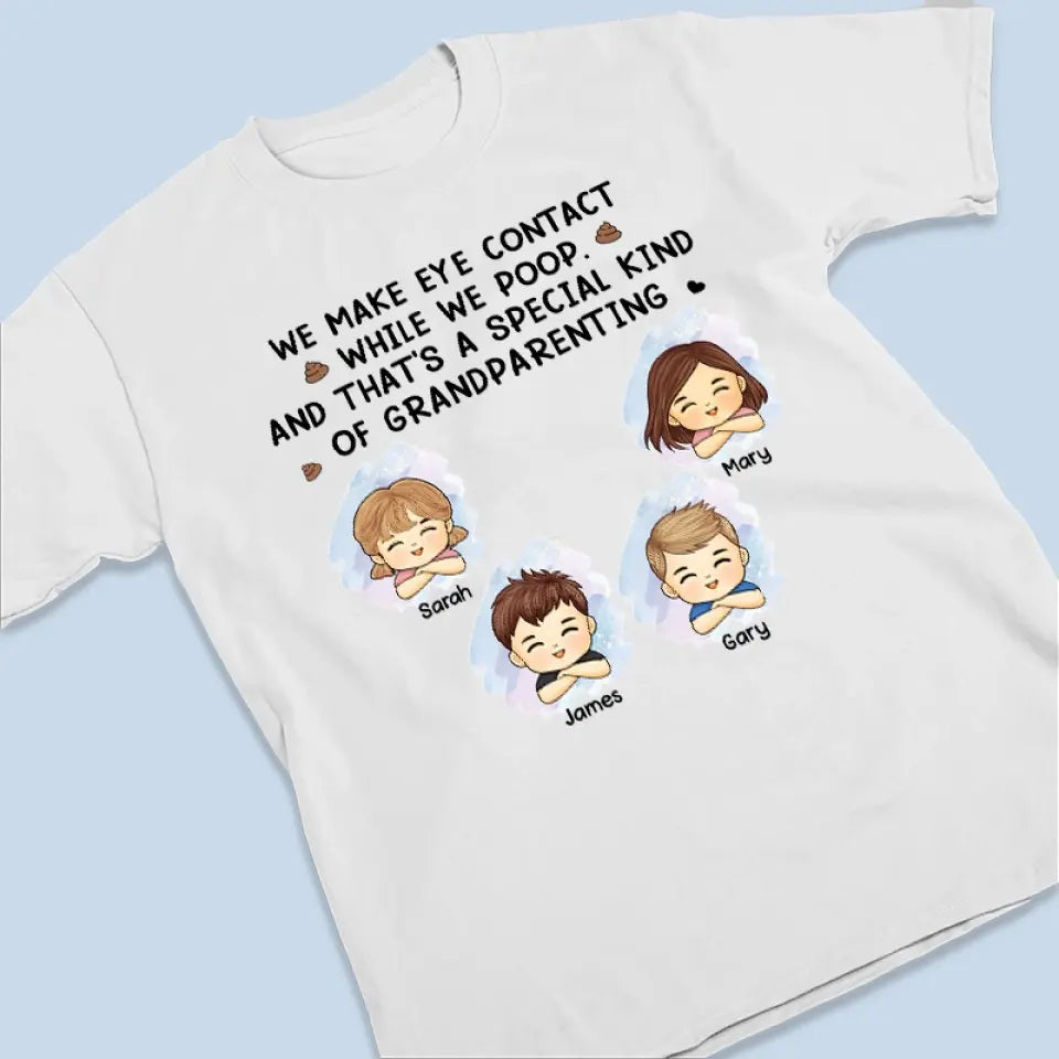 Je croise mes sourcils avant de me regarder dans les yeux - T-shirt, sweat à capuche et sweat-shirt unisexe personnalisé pour la famille - Cadeau pour les membres de la famille