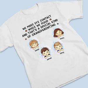 Je croise mes sourcils avant de me regarder dans les yeux - T-shirt, sweat à capuche et sweat-shirt unisexe personnalisé pour la famille - Cadeau pour les membres de la famille