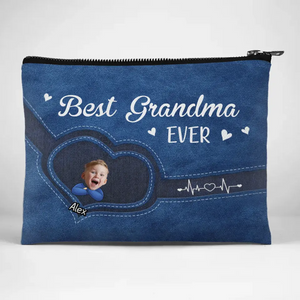 Photo personnalisée « Vous êtes assez bien » - Trousse de maquillage personnalisée pour la famille - Cadeau pour maman, grand-mère