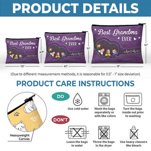 Photo personnalisée « Vous êtes assez bien » - Trousse de maquillage personnalisée pour la famille - Cadeau pour maman, grand-mère