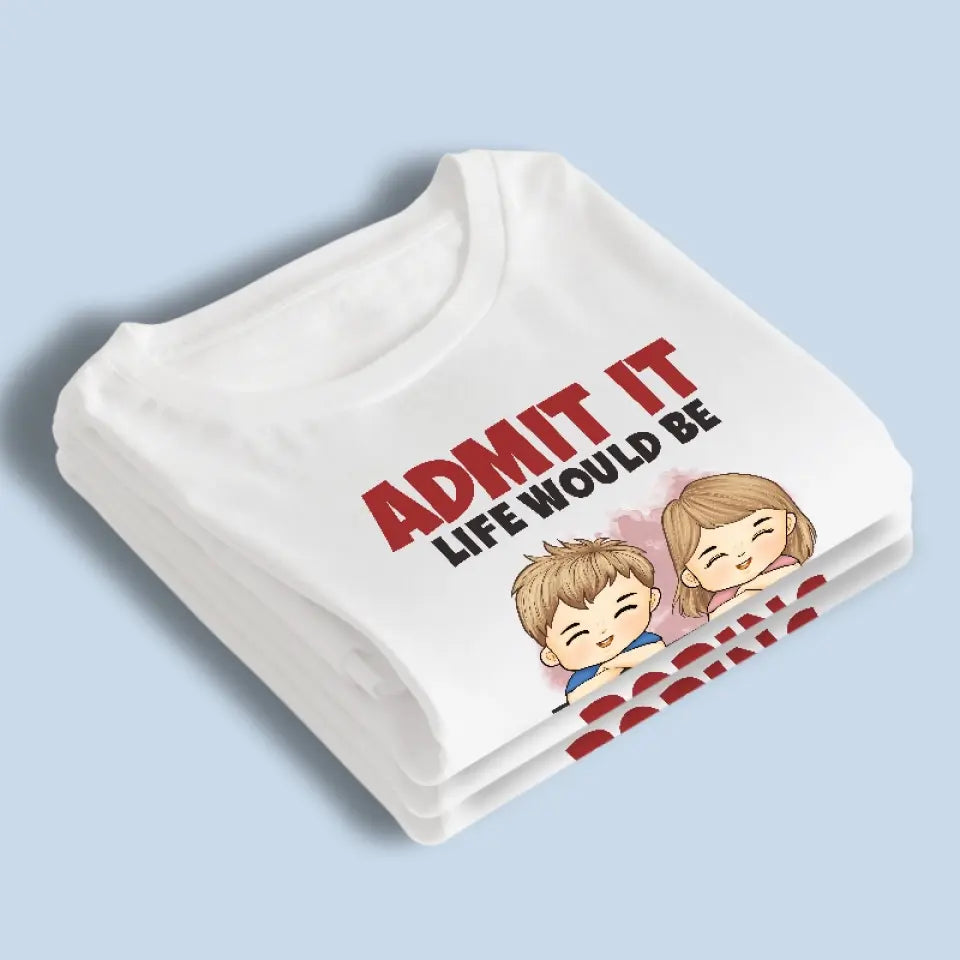 Nous sommes votre bonheur - T-shirt, sweat à capuche et sweat-shirt unisexe personnalisé pour la famille - Cadeau pour les membres de la famille