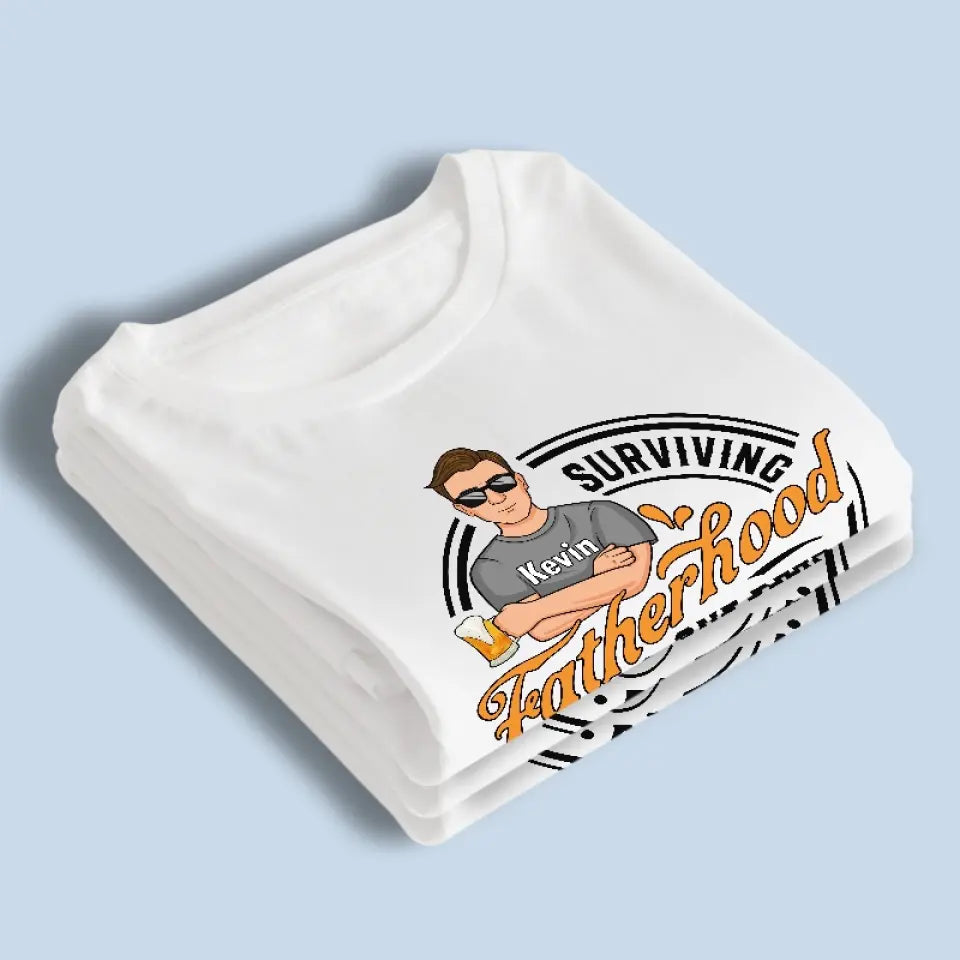Une bière à la fois - T-shirt unisexe personnalisé pour la famille, sweat à capuche, sweat-shirt - Cadeau pour papa