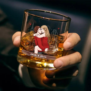 Votre verre de whisky vous aime - Verre à whisky personnalisé pour couple - Cadeau pour mari et femme, anniversaire