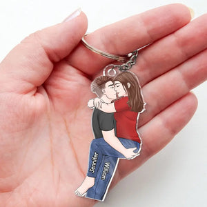 Tu fais partie de mon existence, de moi-même - Porte-clés personnalisé en acrylique pour couple - Cadeau pour mari et femme, anniversaire