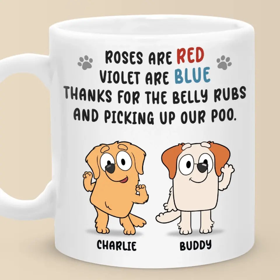 L'amour d'un chiot est la forme la plus pure de l'amour - Mug personnalisé pour chien - Cadeau pour les propriétaires et les amoureux des animaux