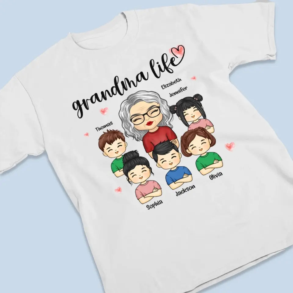 Collectionner des moments, pas des objets - T-shirt, sweat à capuche, sweat-shirt unisexe personnalisé pour la famille - Cadeau pour maman, grand-mère